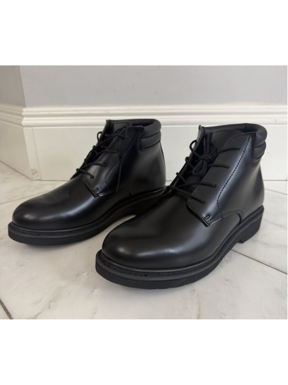 Rocky Men’s Chukka Work Boot Black Size 13 Oil Resistant ProCell Comfort System